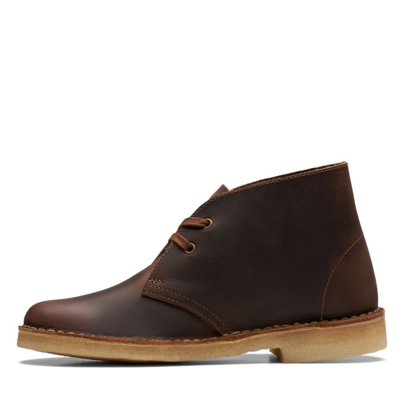 Clarks Originali Desert Boot Ženske Gleznjace Tamno Smeđe | Hrvatska-82917