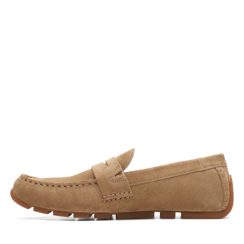 Clarks Oswick Bar Muške Loafers Tamno Smeđe | Hrvatska-76423