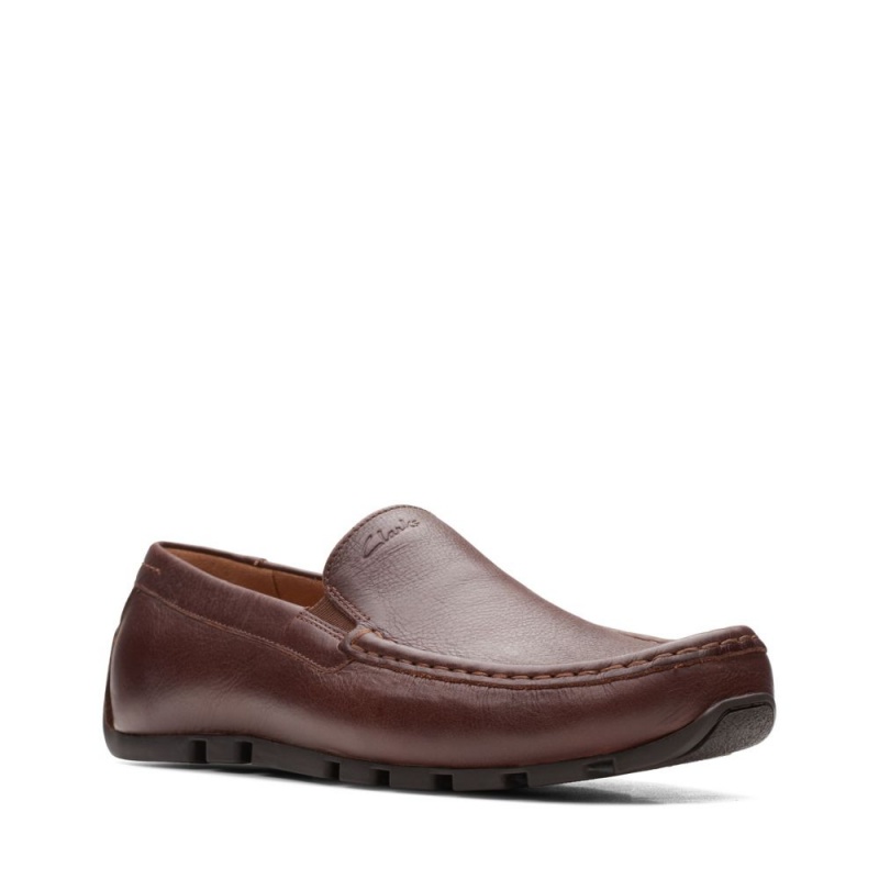 Clarks Oswick Plain Muške Cipele Za Čamce Tamno Smeđe | Hrvatska-71523