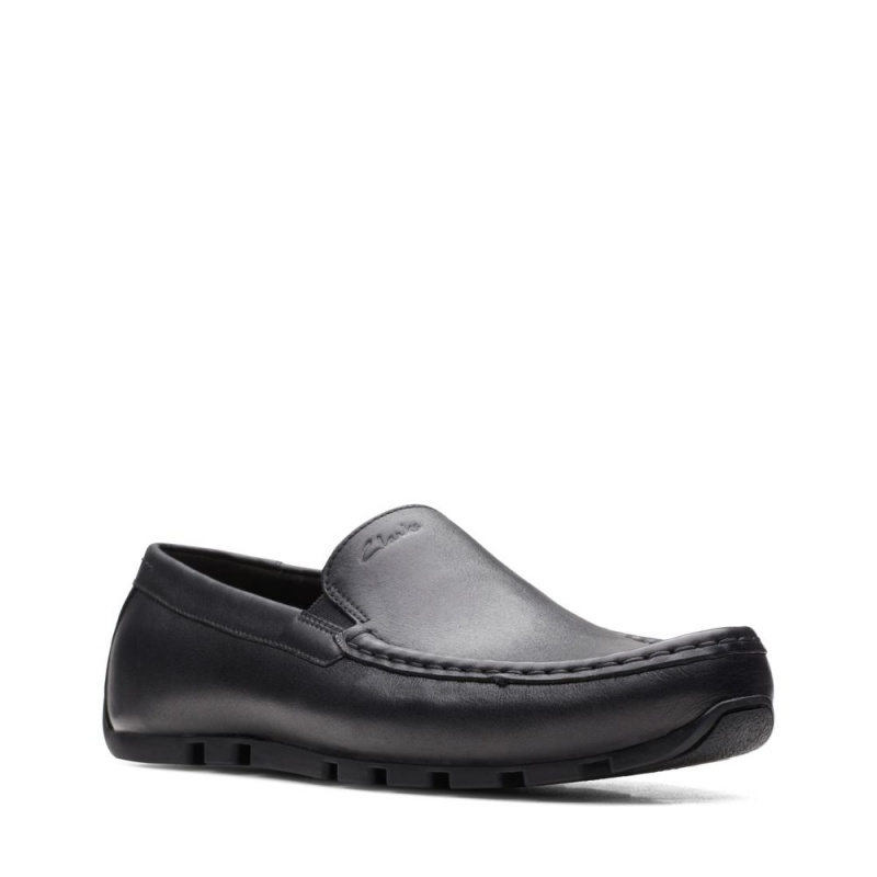 Clarks Oswick Plain Muške Cipele Za Čamce Crne | Hrvatska-46891