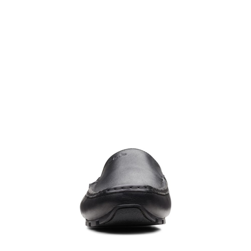 Clarks Oswick Plain Muške Cipele Za Čamce Crne | Hrvatska-46891