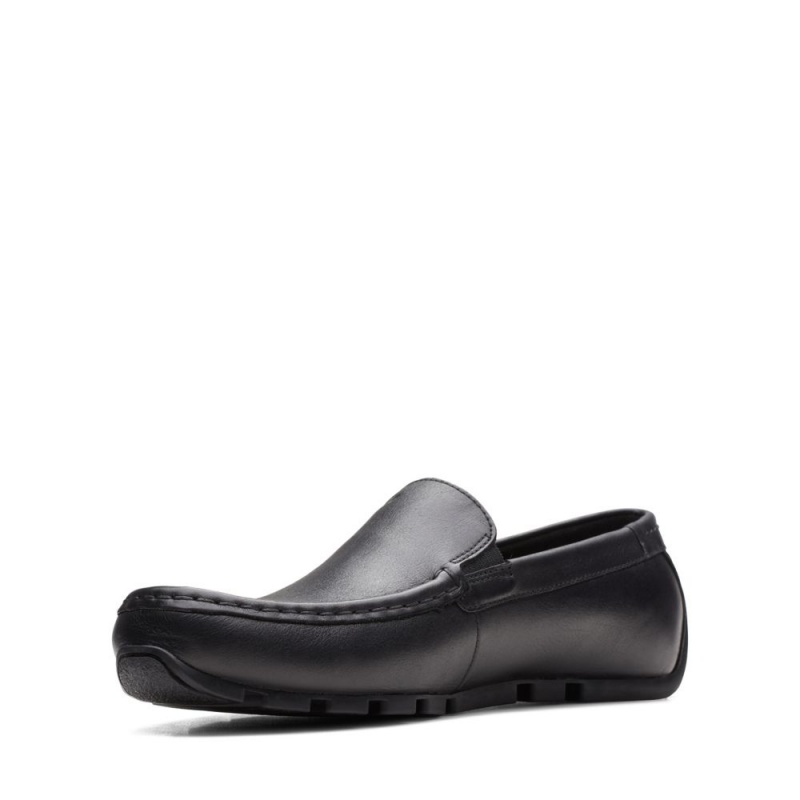 Clarks Oswick Plain Muške Cipele Za Čamce Crne | Hrvatska-46891