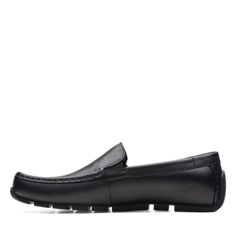 Clarks Oswick Plain Muške Loafers Crne | Hrvatska-30521