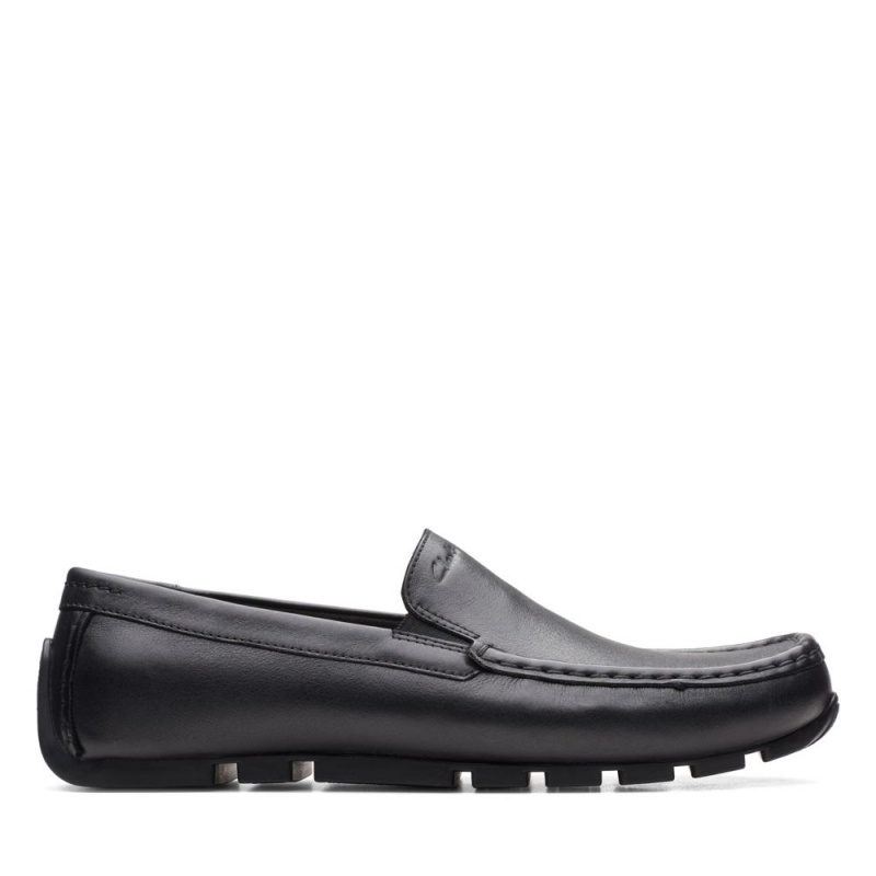 Clarks Oswick Plain Muške Loafers Crne | Hrvatska-30521