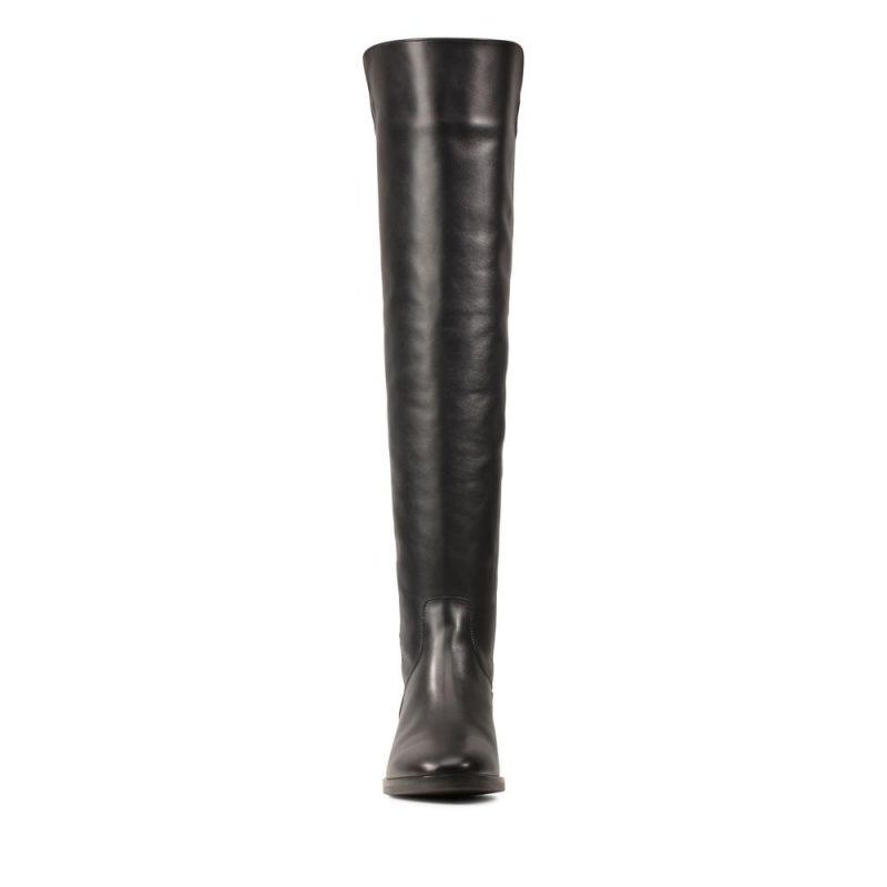 Clarks Pure Caddy Ženske Knee-high Boots Crne | Hrvatska-90587