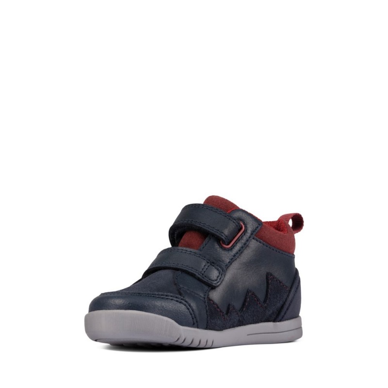 Clarks Rex Park Toddler Dječake Cizme Tamnoplave | Hrvatska-56790