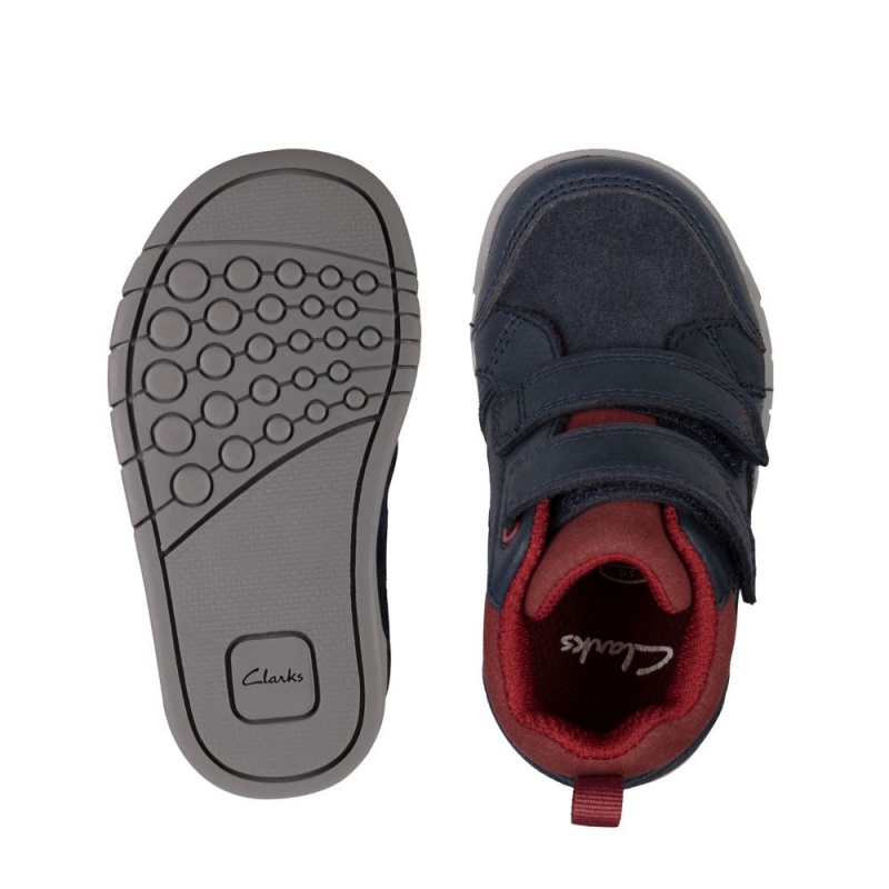 Clarks Rex Park Toddler Dječake Cizme Tamnoplave | Hrvatska-56790