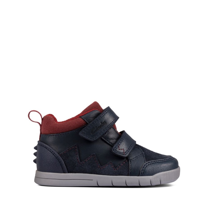 Clarks Rex Park Toddler Dječake Cizme Tamnoplave | Hrvatska-56790