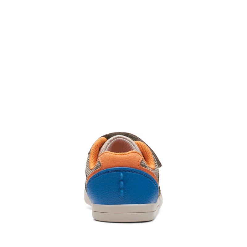 Clarks Rex Play Toddler Dječake Tenisice Kaki Boja | Hrvatska-65290