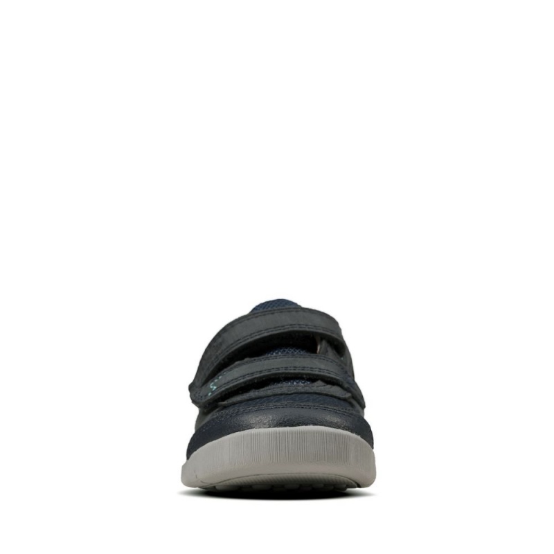 Clarks Rex Quest Toddler Dječake Cipele Tamnoplave | Hrvatska-65783