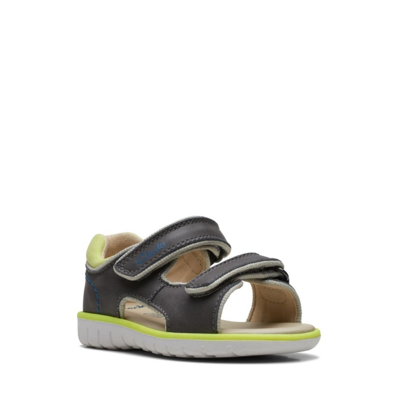 Clarks Roam Plane Toddler Dječake Sandale Sive | Hrvatska-03281