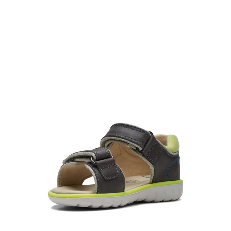 Clarks Roam Plane Toddler Dječake Sandale Sive | Hrvatska-03281