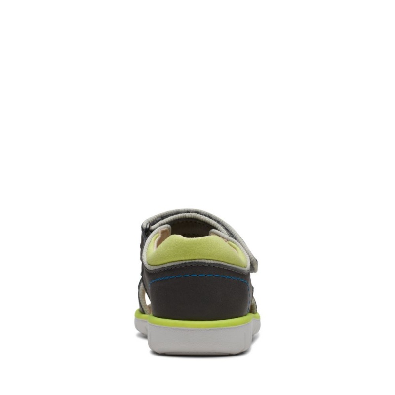 Clarks Roam Plane Toddler Dječake Sandale Sive | Hrvatska-03281