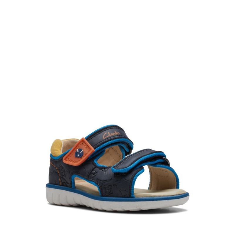 Clarks Roam Plane Toddler Dječake Sandale Tamnoplave | Hrvatska-83714