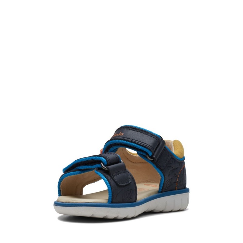 Clarks Roam Plane Toddler Dječake Sandale Tamnoplave | Hrvatska-83714