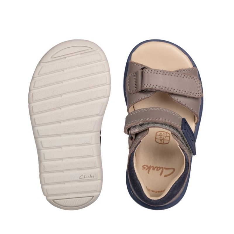 Clarks Roam Surf Toddler Dječake Sandale Sive | Hrvatska-28564