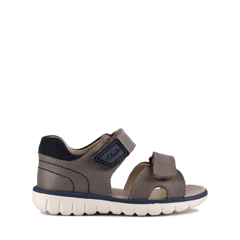 Clarks Roam Surf Toddler Dječake Sandale Sive | Hrvatska-28564