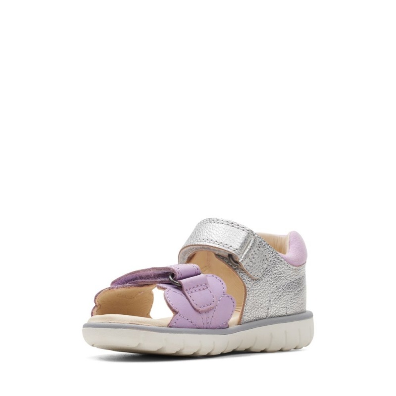 Clarks Roam Wing Toddler Djevojčice Sandale Ljubičaste | Hrvatska-03745