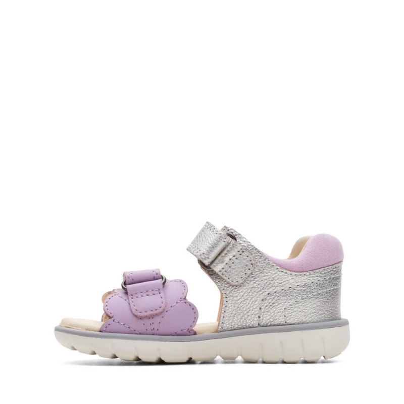 Clarks Roam Wing Toddler Djevojčice Sandale Ljubičaste | Hrvatska-03745