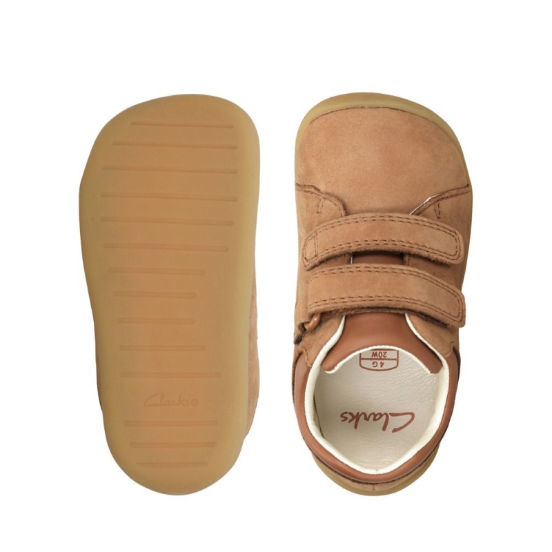 Clarks Roamer Craft Toddler Dječake Platnene Cipele Smeđe | Hrvatska-57193