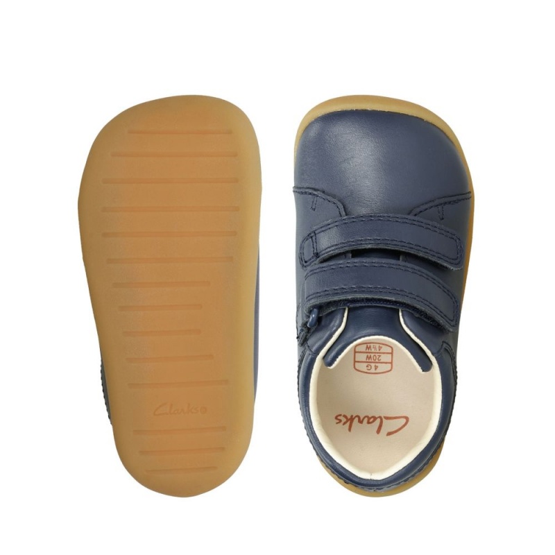 Clarks Roamer Craft Toddler Dječake Platnene Cipele Tamnoplave | Hrvatska-03468