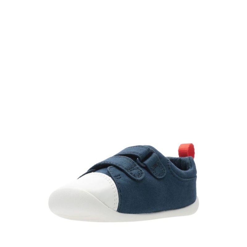 Clarks Roamer Craft Toddler Dječake Platnene Cipele Tamnoplave | Hrvatska-45619