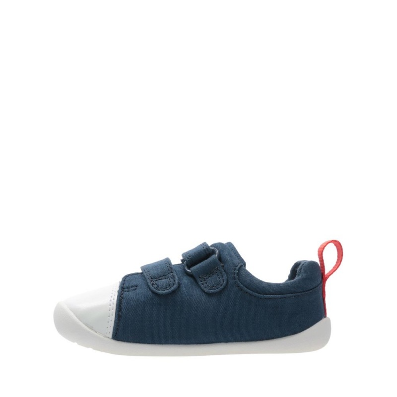 Clarks Roamer Craft Toddler Dječake Platnene Cipele Tamnoplave | Hrvatska-45619