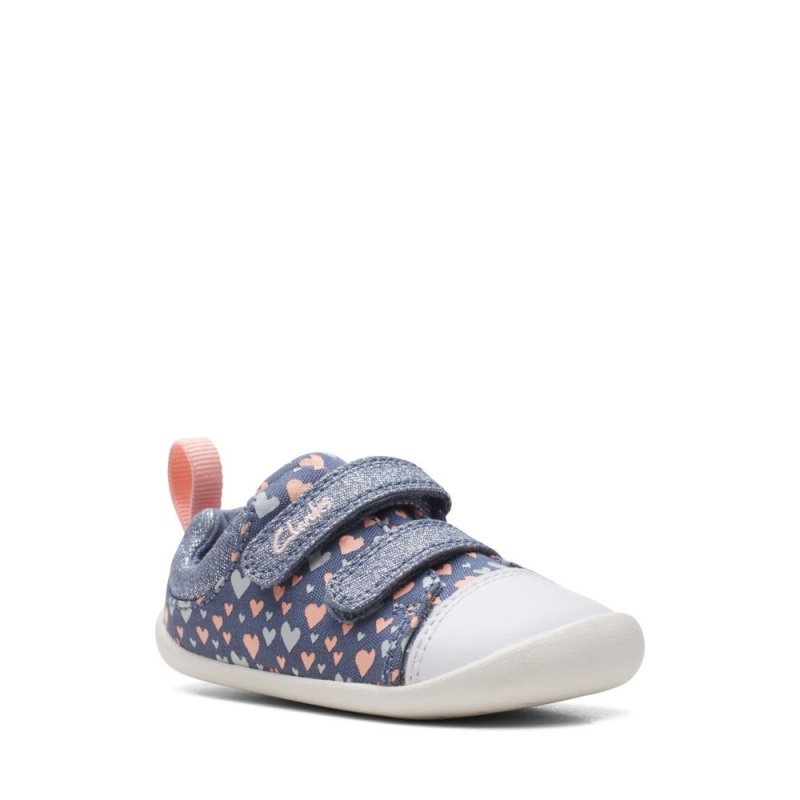 Clarks Roamer Craft Toddler Djevojčice Platnene Cipele Plave | Hrvatska-13049