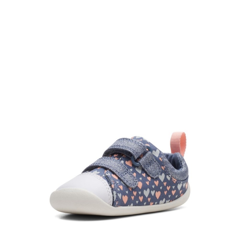 Clarks Roamer Craft Toddler Djevojčice Platnene Cipele Plave | Hrvatska-13049