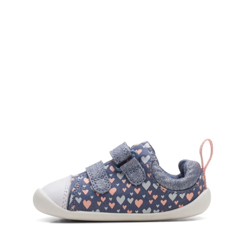 Clarks Roamer Craft Toddler Djevojčice Platnene Cipele Plave | Hrvatska-13049