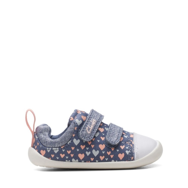 Clarks Roamer Craft Toddler Djevojčice Platnene Cipele Plave | Hrvatska-13049