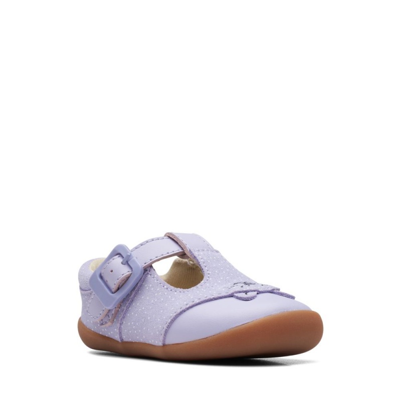 Clarks Roamer Cub Toddler Djevojčice Cipele Ljubičaste | Hrvatska-87369