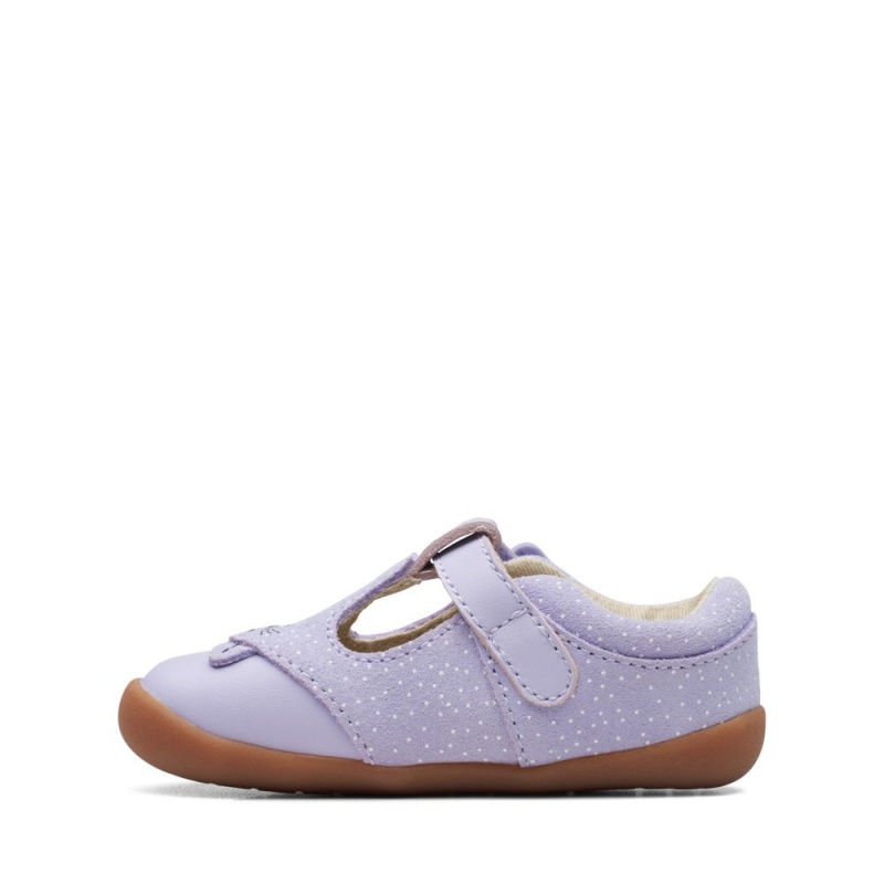 Clarks Roamer Cub Toddler Djevojčice Cipele Ljubičaste | Hrvatska-87369