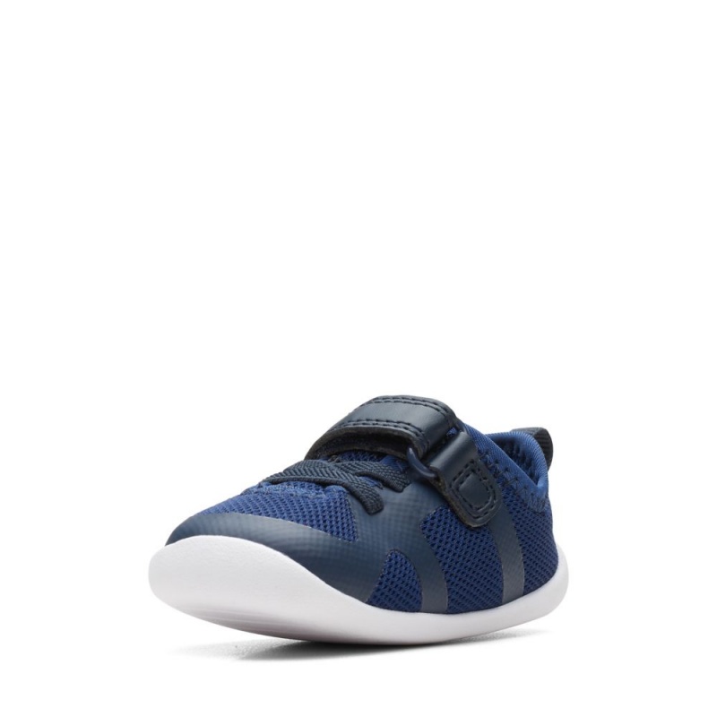 Clarks Roamer Flux Toddler Dječake Cipele Tamnoplave | Hrvatska-15276