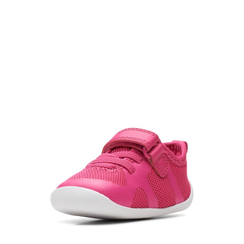 Clarks Roamer Flux Toddler Djevojčice Cipele Roze | Hrvatska-17362