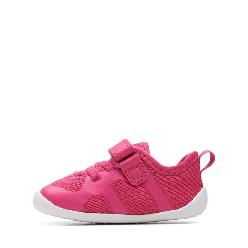 Clarks Roamer Flux Toddler Djevojčice Cipele Roze | Hrvatska-17362