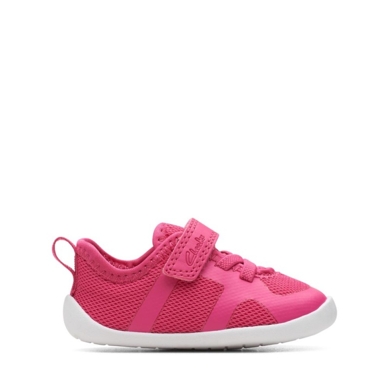 Clarks Roamer Flux Toddler Djevojčice Cipele Roze | Hrvatska-17362