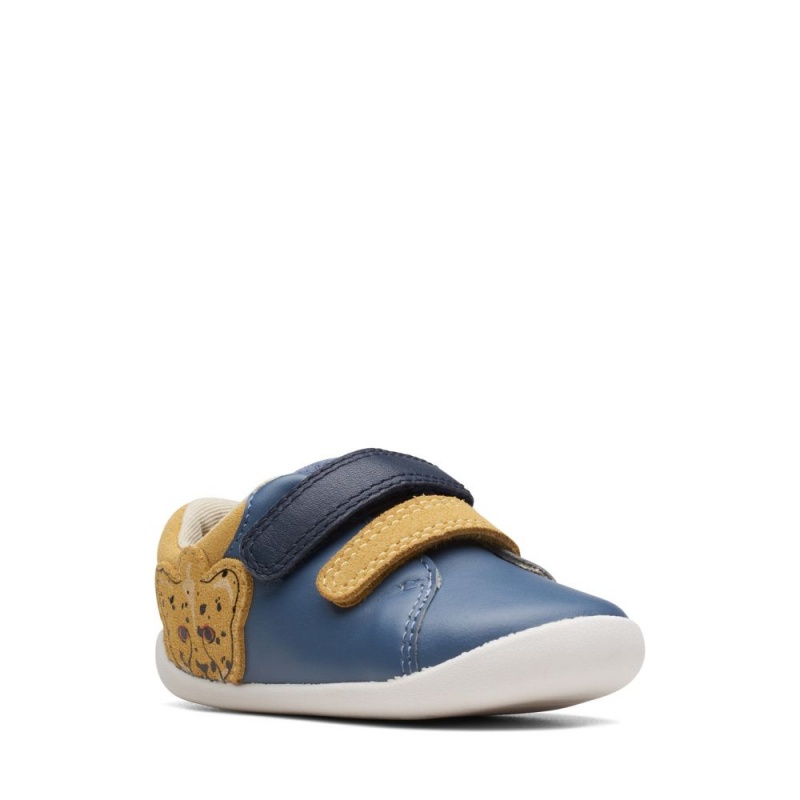 Clarks Roamer Race Toddler Dječake Cipele Plave | Hrvatska-28597