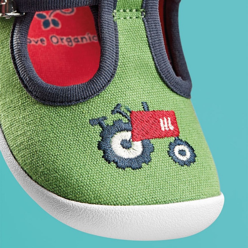 Clarks Roamer Reen Toddler Djevojčice Platnene Cipele Zelene | Hrvatska-30276