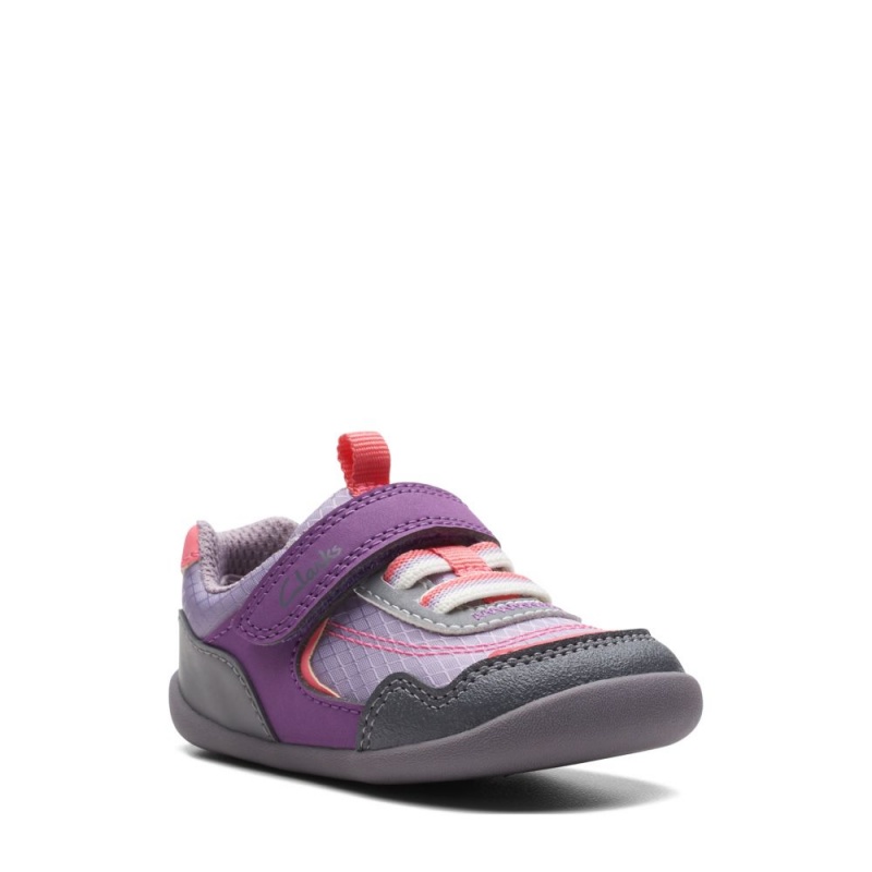 Clarks Roamer Sport Toddler Dječake Tenisice Ljubičaste | Hrvatska-76354