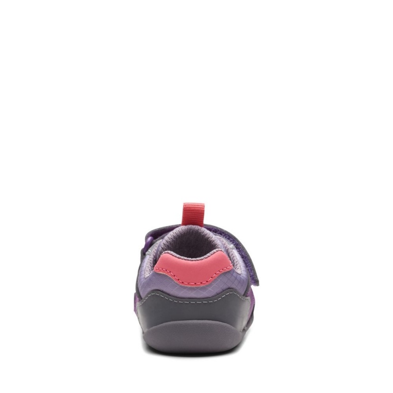 Clarks Roamer Sport Toddler Dječake Tenisice Ljubičaste | Hrvatska-76354