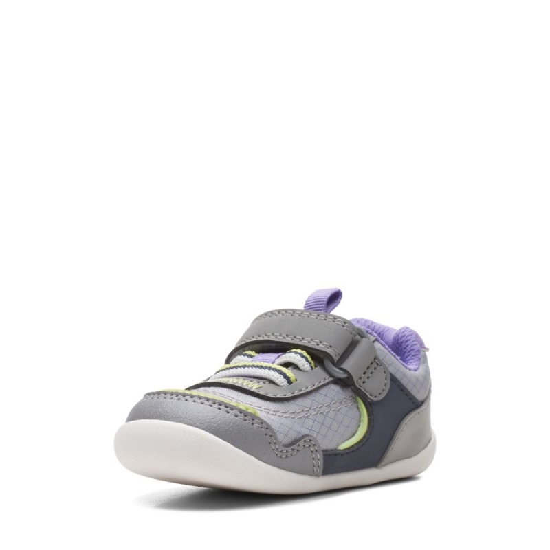 Clarks Roamer Sport Toddler Dječake Tenisice Sive | Hrvatska-26178