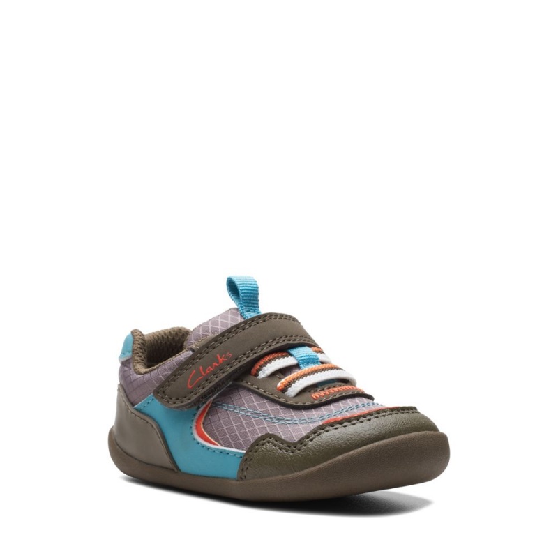 Clarks Roamer Sport Toddler Dječake Tenisice Kaki Boja | Hrvatska-50321