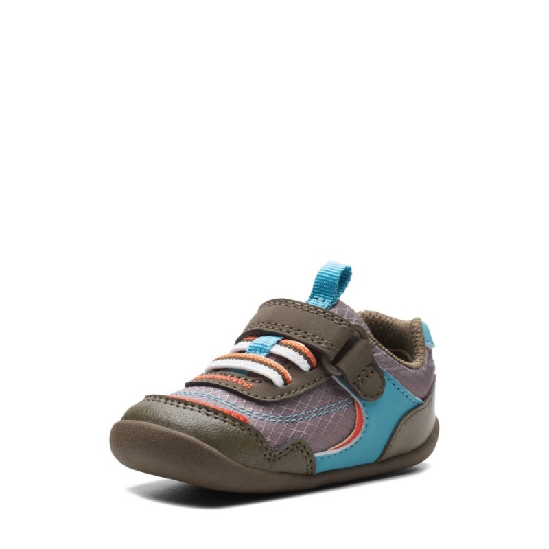 Clarks Roamer Sport Toddler Dječake Tenisice Kaki Boja | Hrvatska-50321