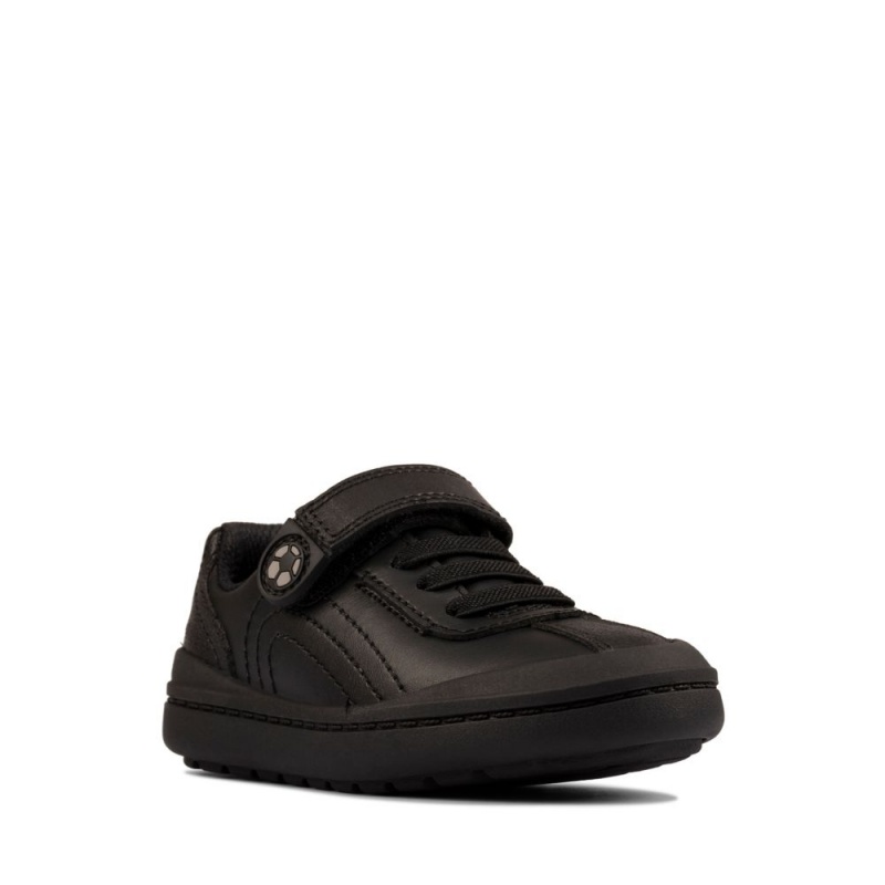 Clarks Rock Pass Toddler Dječake School Shoes Crne | Hrvatska-72145