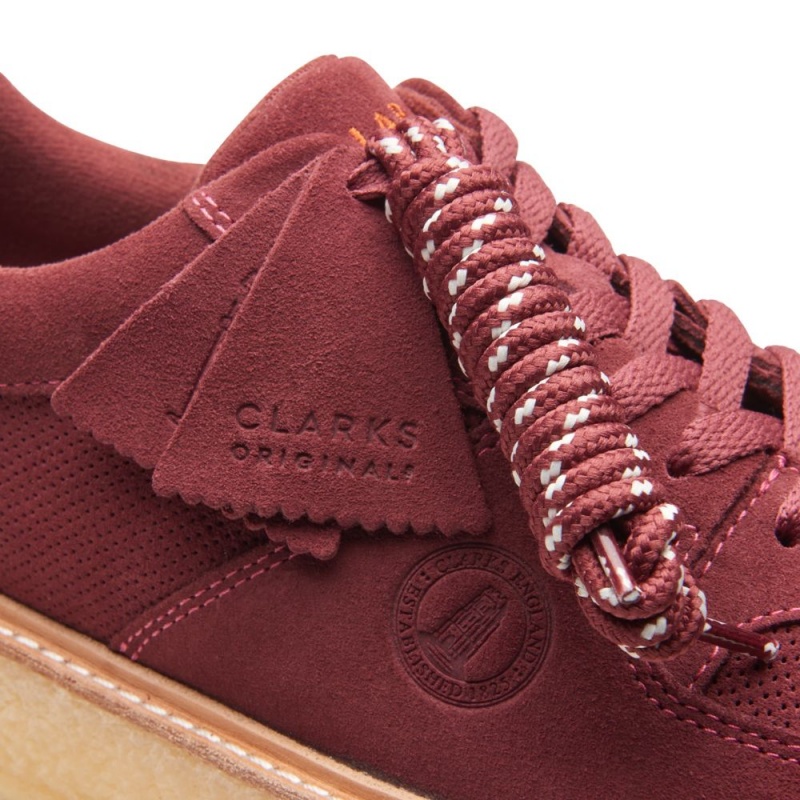 Clarks Sandford Muške Tenisice Bordo | Hrvatska-92713