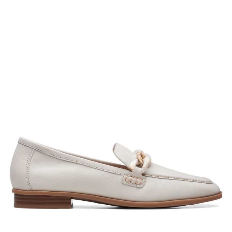 Clarks Sarafyna Iris Ženske Loafers Bijele | Hrvatska-31605