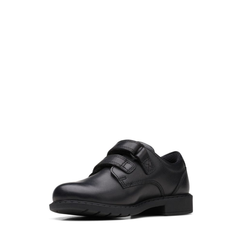 Clarks Scala Pace Dječake School Shoes Crne | Hrvatska-36407