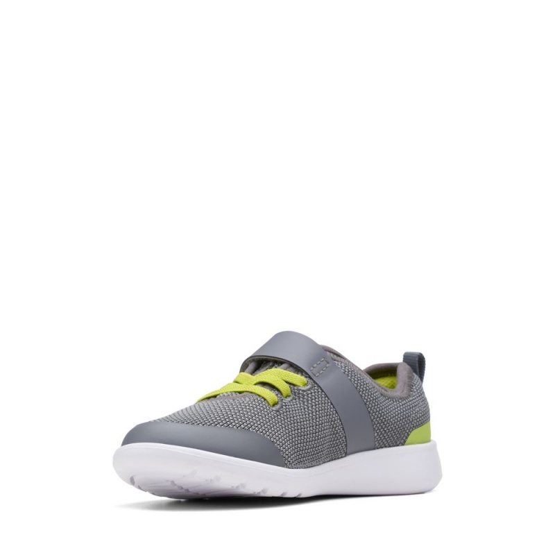 Clarks Scape Trace Dječake Tenisice Sive | Hrvatska-37651