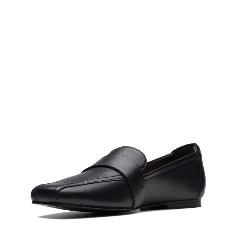 Clarks Seren Flat Ženske Loafers Crne | Hrvatska-68035